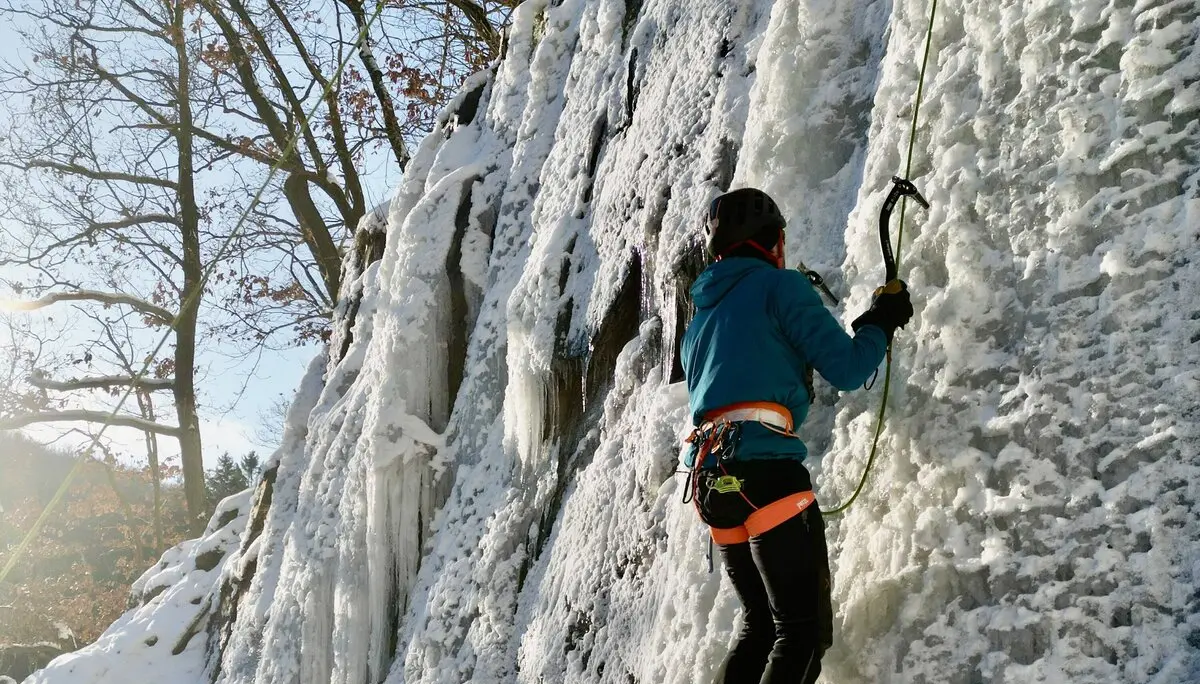 Eisklettern im Steinbachtal | © Ilja Schicker