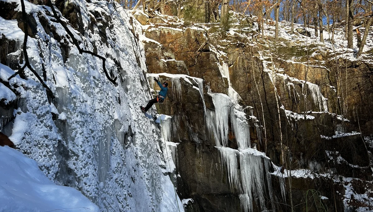 Eisklettern im Steinbachtal | © Ilja Schicker