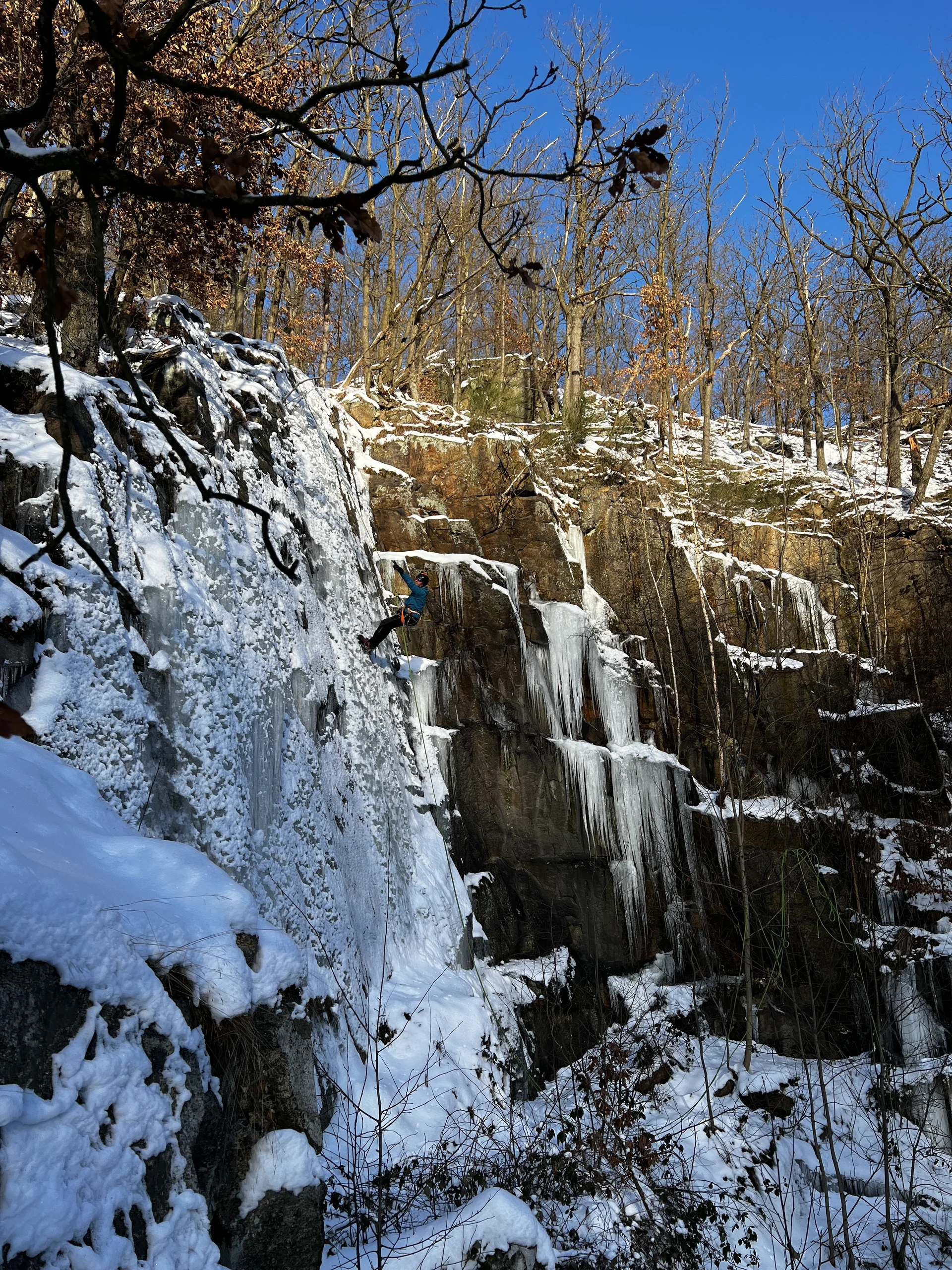 Eisklettern im Steinbachtal | © Ilja Schicker