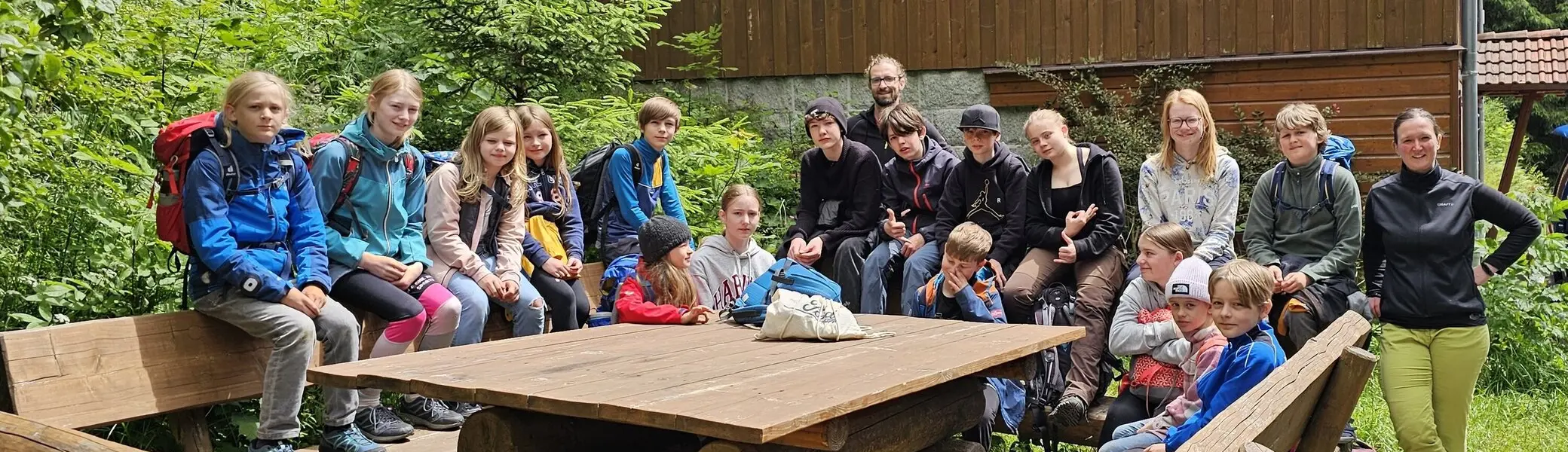 Kinderkletterwochenende Gruppenbild | © Frank Höfner