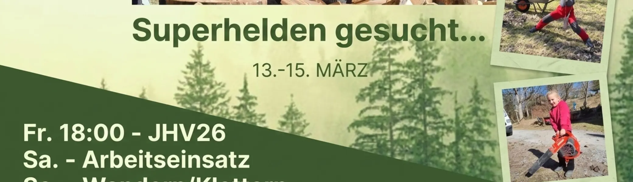 Arbeitseinsatz Frühjahr 2026 | © DAV-WR