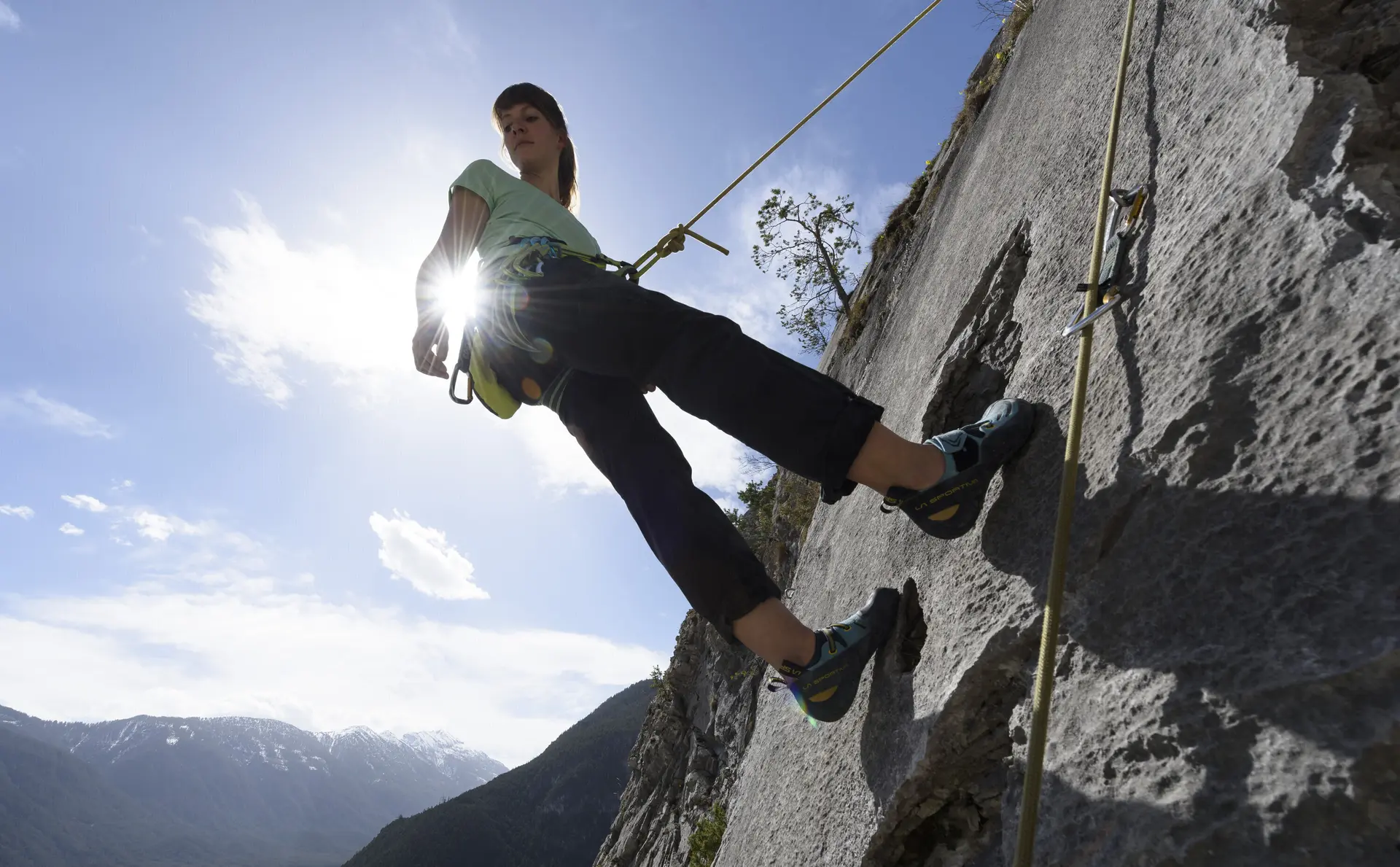 Outdoor-Klettern am Fels | © DAV/Wolfgang Ehn